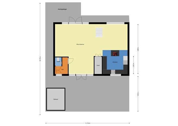 Floorplan - Gordelpad 275, 3039 GZ Rotterdam